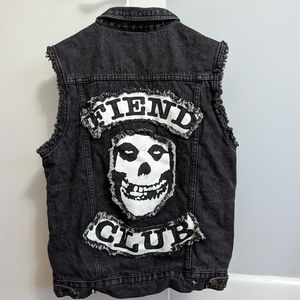 Misfits Fiend Club Denim Vest